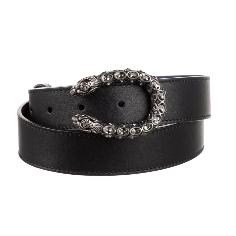 Gucci Dionysus Leather Black Belt